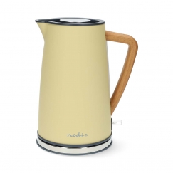 Nedis KAWK510EYW elektriskās tējkanna 1,7 L 2200 W Dzeltens