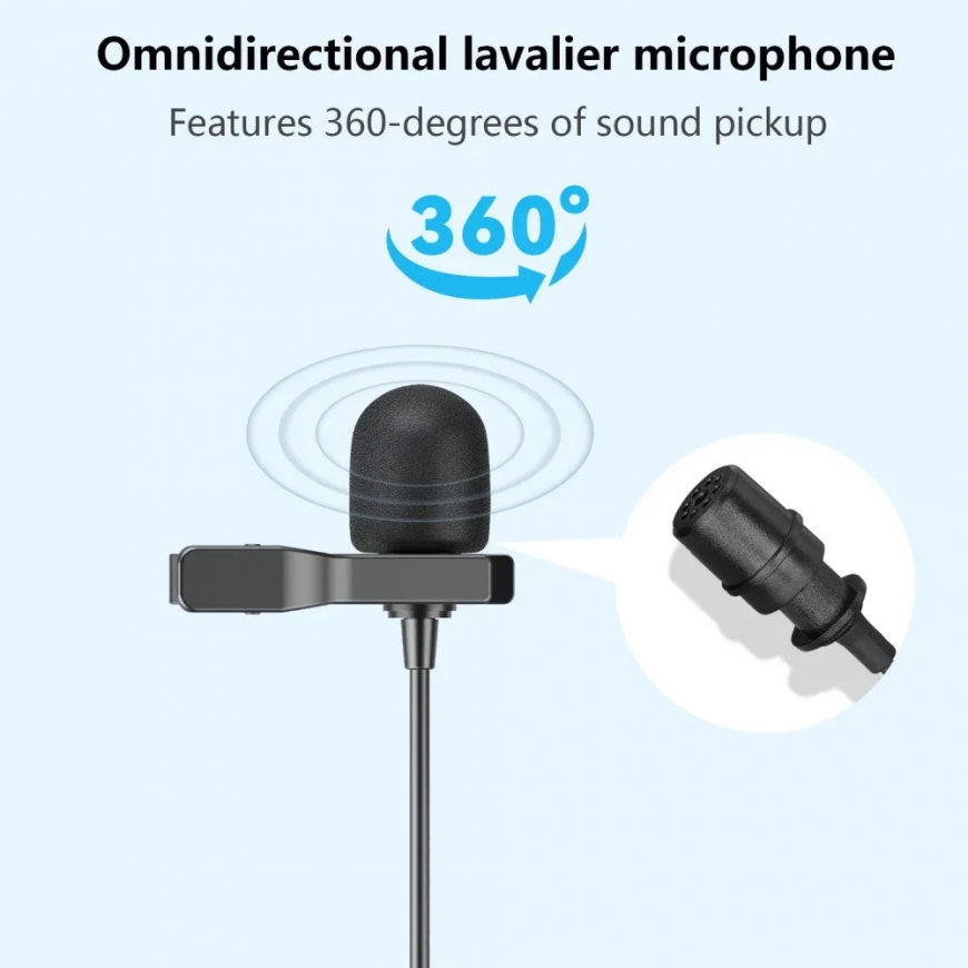 BOYA BY-M1 PRO II mikrofons Melns Lavalier/Lapel mikrofons – 2