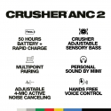 Skullcandy Crusher ANC 2 Ausinės Vielinis ir Bevielis Su lankeliu Skambučiai / muzika C tipo USB Blu Skullcandy Crusher ANC 2 Ausinės Vielinis ir Bevielis Su lankeliu Skambučiai / muzika C tipo USB Blu
