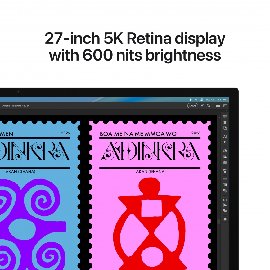Apple Studio Display монитор для ПК 68,6 cm (27") 5120 x 2880 пикселей 5K Ultra HD LED Серебристый – 3