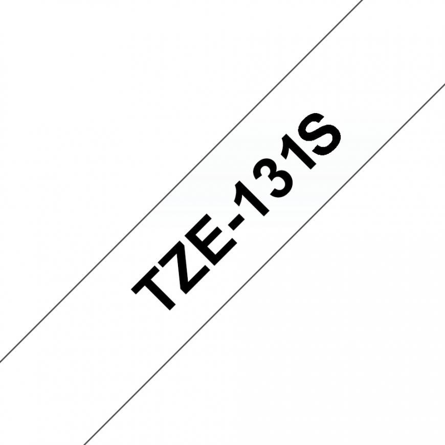 Brother TZE131S marķēšanas lenta Melns uz