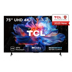 TCL V6C 75V6C телевизор 190,5 cm (75") 4K Ultra HD Smart TV Wi-Fi Металлический 330 cd/m²