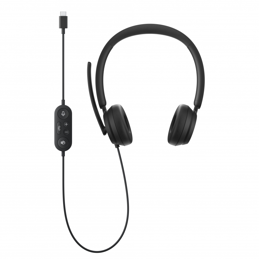 Microsoft Modern USB-C Headset Гарнитура Проводная Оголовье Офис/колл-центр USB Type-C Черный – 2