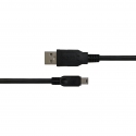 Deltaco 140007 USB-kaabel USB 2.0 1 m USB A USB A/Mini-USB B Must