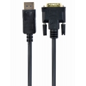 Gembird CC-DPM-DVIM-3M vaizdo kabelio adapteris DisplayPort DVI Juoda Gembird CC-DPM-DVIM-3M vaizdo kabelio adapteris DisplayPort DVI Juoda