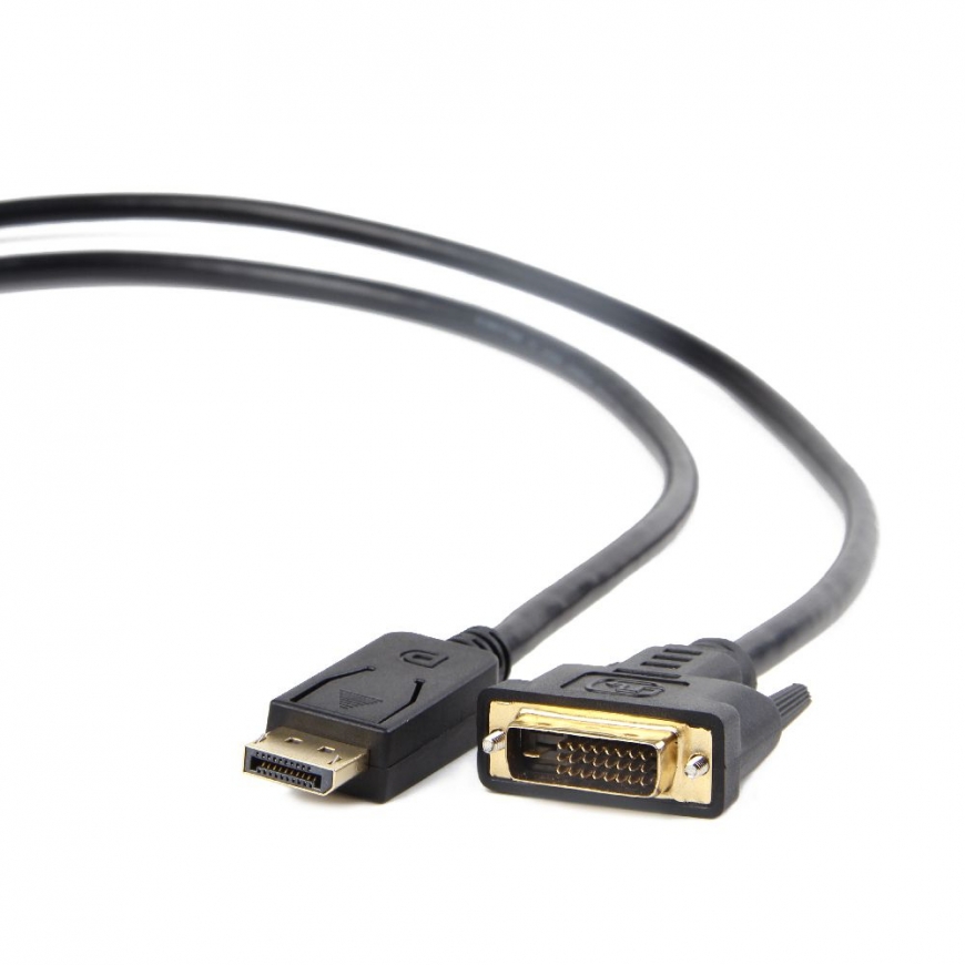 Gembird CC-DPM-DVIM-3M vaizdo kabelio adapteris DisplayPort DVI Juoda – 2