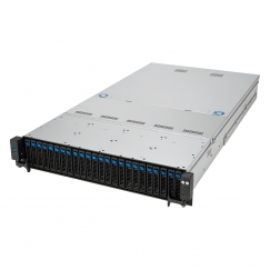 ASUS RS521A-E12-RS24U Socket SP5 Teline ( 2U ) Musta, Hopea
