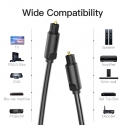 Vention BAEBF audiokaabel 1 m Toslink Must