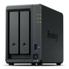 Synology DiskStation DS725+ NAS- ja tallennuspalvelimet Ryzen Embedded R1600 4 GB DDR4 0 TB Musta