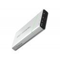 Green Cell PBPLGC20P ārējais akumulators Litija jons 20800 mAh Alumīnijs, Melns, Zaļš, Gaiši Pelēks,
