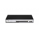 D-Link DGS-1210-10 Vadīts L2 Gigabit Ethernet (10/100/1000) 1U Melns, Pelēks D-Link DGS-1210-10 Vadīts L2 Gigabit Ethernet (10/100/1000) 1U Melns, Pelēks