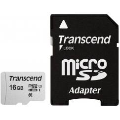 Transcend microSDHC 300S 16GB NAND Klasės 10