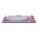 MSI FORGE GK600 TKL WIRELESS VIOLET klaviatuur Mängimine USB + Bluetooth QWERTY Hispaania Roosa, Vio MSI FORGE GK600 TKL WIRELESS VIOLET klaviatuur Mängimine USB + Bluetooth QWERTY Hispaania Roosa, Vio