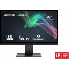 Viewsonic VP2788-5K kompiuterio monitorius 68,6 cm (27") 5120 x 2880 pikseliai 5K Ultra HD LED Juoda