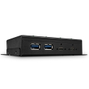 Lindy 43094 keskitin USB 3.2 Gen 2 (3.1 Gen 2) Type-C 10000 Mbit/s Musta