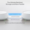 TP-Link DECO BE22 Dual-band (2.4 GHz / 5 GHz) Wi-Fi 7 (802.11be) White 2 Internal