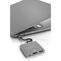 Terratec Connect C3 USB 3.2 Gen 1 (3.1 Gen 1) Type-C Hõbe