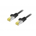Equip 605112 сетевой кабель Черный 40 m Cat6a S/FTP (S-STP)