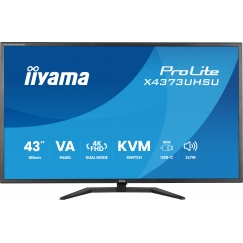iiyama ProLite X4373UHSU-B2 tietokoneen litteä näyttö 108 cm (42.5") 3840 x 2160 pikseliä 4K Ultra H