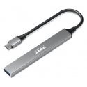 Port Designs 900163 keskitin USB Type-C 5000 Mbit/s Hopea Port Designs 900163 keskitin USB Type-C 5000 Mbit/s Hopea