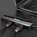 Lindy 43334 хаб-разветвитель USB 3.2 Gen 2 (3.1 Gen 2) Type-C 10000 Мбит/с Черный Lindy 43334 хаб-разветвитель USB 3.2 Gen 2 (3.1 Gen 2) Type-C 10000 Мбит/с Черный