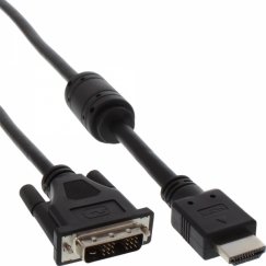 InLine 4043718042722 1,8 m HDMI Type A (Standard) DVI Melns