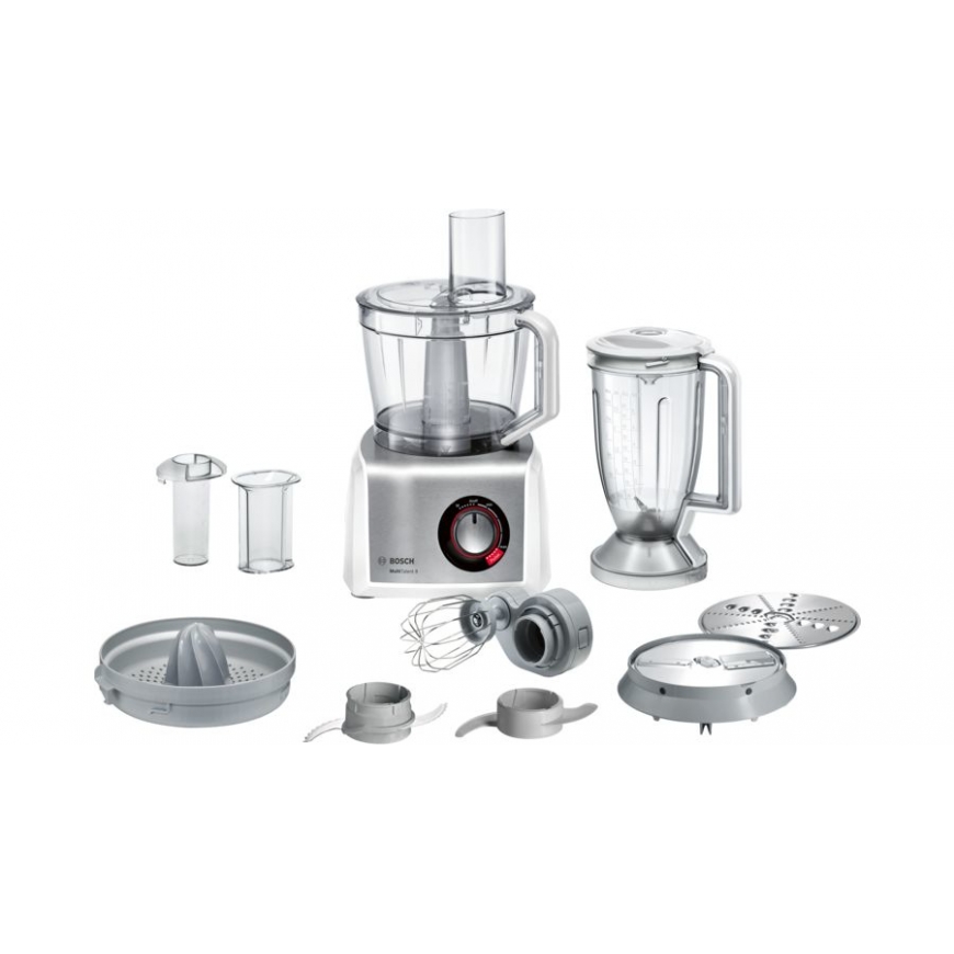 Bosch MC812S820 pārtikas pārstrāde 1250 W 3,9 L Nerūsējošs tērauds, Balts