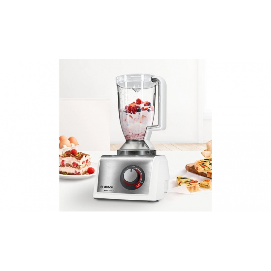 Bosch MC812S820 food processor 1250 W 3.9 L Stainless steel, White – 4