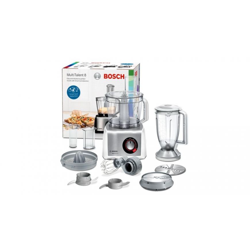 Bosch MC812S820 food processor 1250 W 3.9 L Stainless steel, White – 5