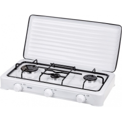 MPM KN-03/1K Valge Tööpinna peal 60 cm Gaas 3 tsoon(id)