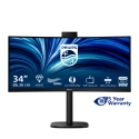 Philips 3000 series 34B2U3600CH/00 tietokoneen litteä näyttö 86,4 cm (34") 3440 x 1440 pikseliä Wide