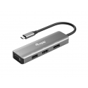 Equip 133485 USB grafiskais adapteris 3840 x 2160 pikseļi Melns, Sudrabs Equip 133485 USB grafiskais adapteris 3840 x 2160 pikseļi Melns, Sudrabs