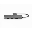 Equip 133485 USB ekrano adapteris 3840 x 2160 pikseliai Juoda, Sidabras Equip 133485 USB ekrano adapteris 3840 x 2160 pikseliai Juoda, Sidabras