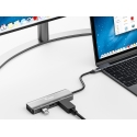 Equip 133485 USB-graafikaadapter 3840 x 2160 pikslit Must, Hõbe Equip 133485 USB-graafikaadapter 3840 x 2160 pikslit Must, Hõbe