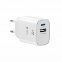 Swissten Edge GaN Travel Charger GaN USB-C PD 20W + USB-A 18W QC Swissten Edge GaN Travel Charger GaN USB-C PD 20W + USB-A 18W QC
