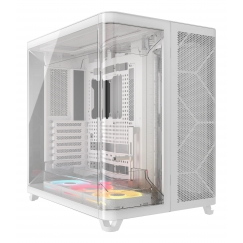 Corsair AIR 5400 LX-R RGB iCUE LINK Midi Tower White