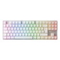 CHERRY MX 8.2 Pro TMR Wireless keyboard Gaming USB + RF Wireless + Bluetooth QWERTZ German Silver, W