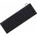 KeySonic KSK-6031INEL-B (DE) klaviatuur Tööstuslik USB QWERTZ Saksa keel Must