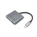Equip 133484 док-станция для ноутбука USB 3.2 Gen 1 (3.1 Gen 1) Type-C Серебристый Equip 133484 док-станция для ноутбука USB 3.2 Gen 1 (3.1 Gen 1) Type-C Серебристый