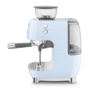 Smeg 50's Style Espresso Coffee Machine EGF03PBEU Pastel Blue Smeg 50's Style Espresso Coffee Machine EGF03PBEU Pastel Blue
