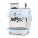 Smeg 50-luvun tyyli Espresso kahvikone EGF03PBEU Pastellinsininen Smeg 50-luvun tyyli Espresso kahvikone EGF03PBEU Pastellinsininen