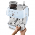 Smeg 50's Style Espresso Coffee Machine EGF03PBEU Pastel Blue Smeg 50's Style Espresso Coffee Machine EGF03PBEU Pastel Blue