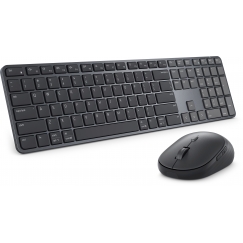 DELL Pro 7 Slim KM726 näppäimistö Sisältää hiiren Koti /Toimisto RF Wireless + Bluetooth QWERTY Kansainvälinen (US) Musta