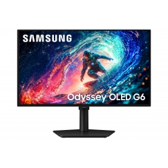 Samsung G61SH kompiuterio monitorius 68,6 cm (27") 2560 x 1440 pikseliai Quad HD OLED Juoda