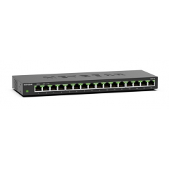 NETGEAR GS316 Unmanaged L2 Gigabit Ethernet (10/100/1000) Black