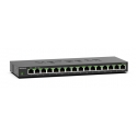 NETGEAR GS316 Nepārvaldīts L2 Gigabit Ethernet (10/100/1000) Melns NETGEAR GS316 Nepārvaldīts L2 Gigabit Ethernet (10/100/1000) Melns