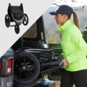 Baby Jogger summit X3 Vežimėlis bėgimui 1 sėdynė(ės / ių) Juoda