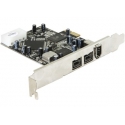 DeLOCK PCI Express card FireWire A / B liitäntäkortti/-sovitin DeLOCK PCI Express card FireWire A / B liitäntäkortti/-sovitin