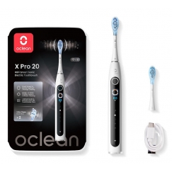 Oclean X Pro 20 Täiskasvanud Sonic-tehnoloogiaga hambahari Valge