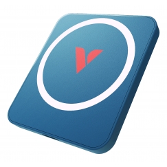 Verbatim SnapBack SSD 1 TB USB Veids-C USB 3.2 Gen 2x2 Zils